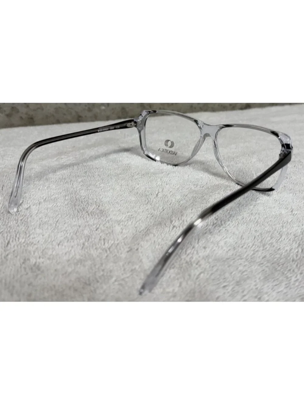 Vintage VALDOTTICA Italy mod. 8964 004 Black Clear Square Eyeglasses 58-13-135